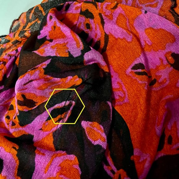 DIANE VON FURSTENBERG RUFFLED BLOUSE - Picture 7 of 12